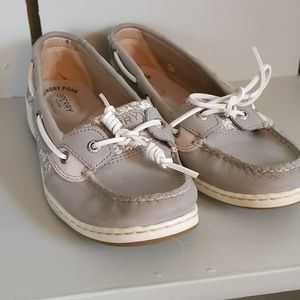 Sperry leather and canvas deck shoes
